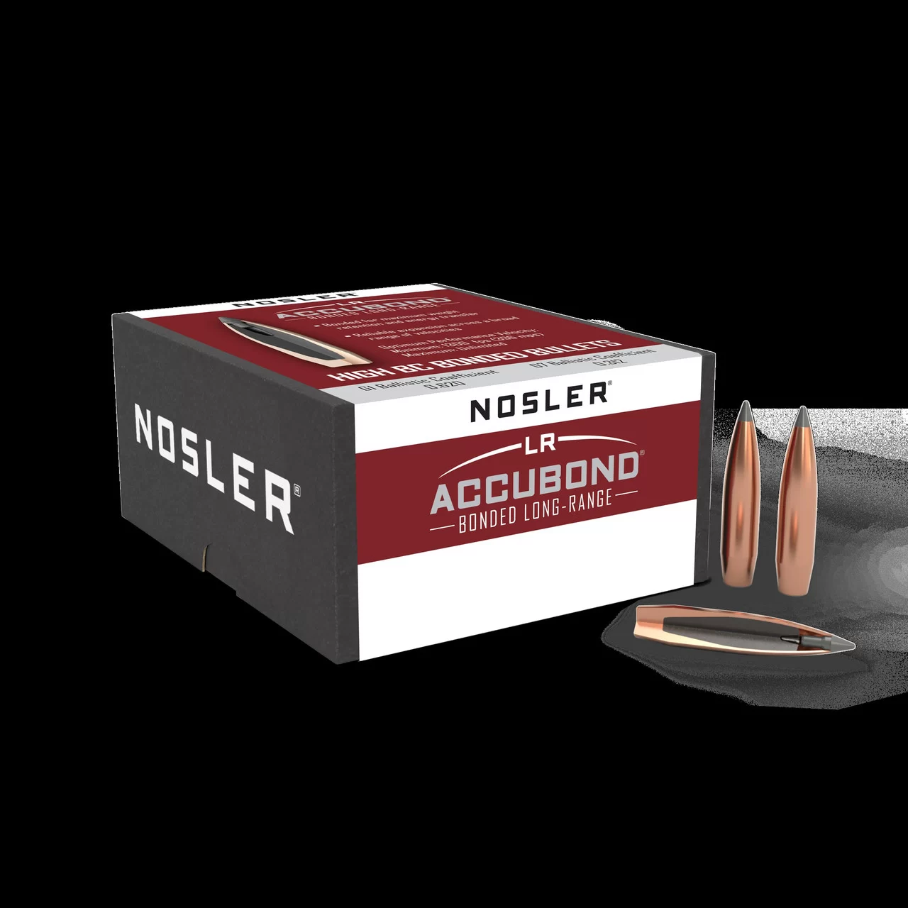 Nosler 6.5MM Caliber (0.264″) 150gr AccuBond Spitzer Boat Tail Long Range (100 ct)