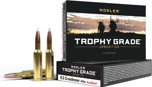Nosler 60080 Trophy Grade Nosler AccuBond140 Grain 6.5mm Creedmoor