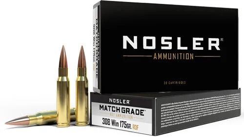 Nosler 60132 Match Grade RDF Hollow Point Boat Tail175 Grain .308 Win / 7.62x51mm