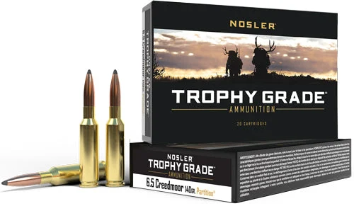Nosler 61016 Trophy Grade Partition Polymer Tip140 Grain 6.5mm Creedmoor