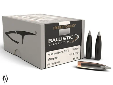 NOSLER 7MM 150GR BALLISTIC SILVERTIP 50PK