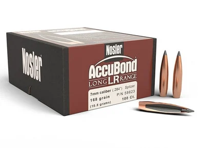 NOSLER 7MM 168GR SP ACCUBOND LR 100PK