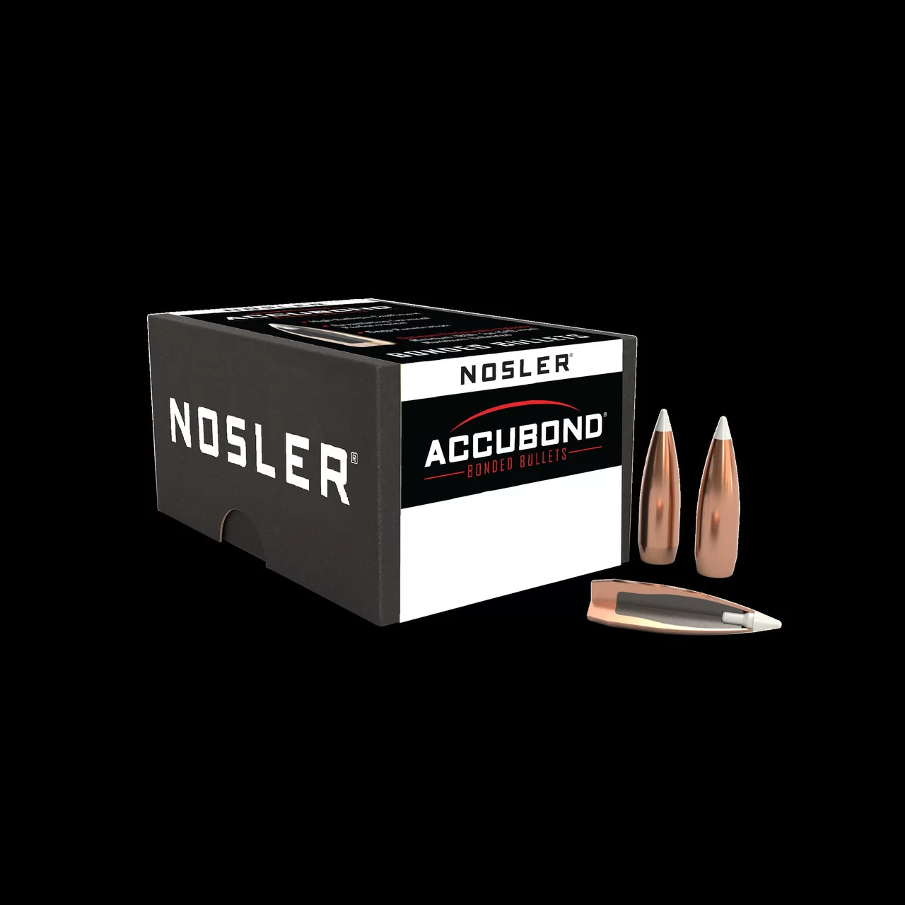 Nosler 7MM Caliber (0.284″) 150gr AccuBond Spitzer Boat Tail (50ct)