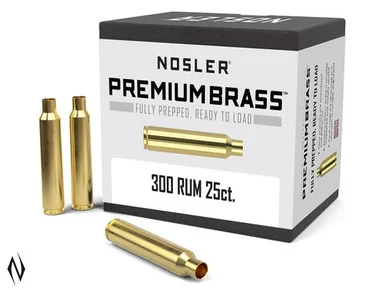 NOSLER PREMIUM BRASS 300 REM ULTRA MAGNUM 25PK