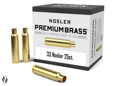 NOSLER PREMIUM BRASS 33 NOSLER 25PK