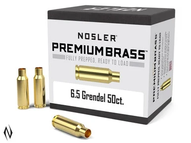 NOSLER PREMIUM BRASS 6.5 GRENDEL50PK