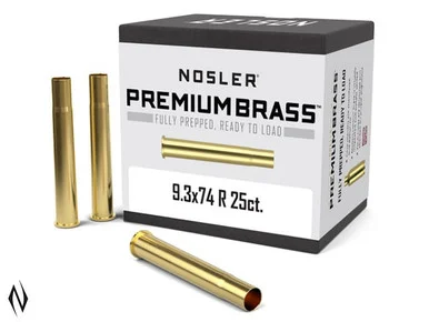 NOSLER PREMIUM BRASS 9.3X62 MAUSER 25PK