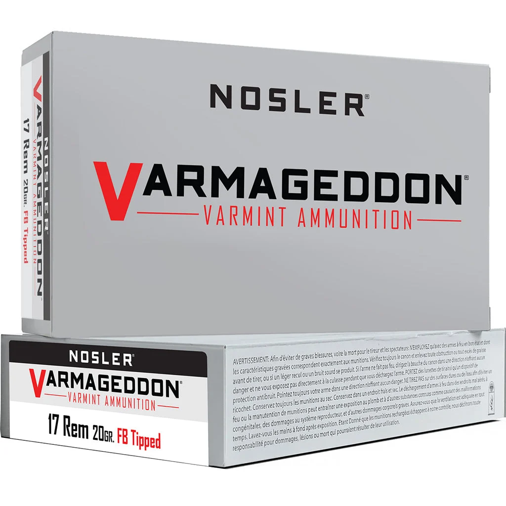 Nosler Varmageddon .17 Remington 20 gr PolyTip ammo
