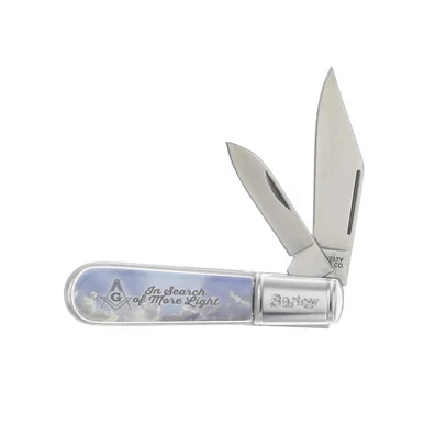 Novelty Knife Masonic Barlow Folding Knife NV282