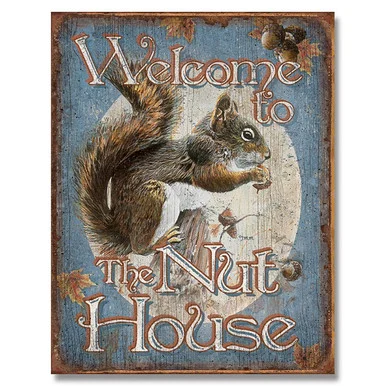 Nut House Tin Sign SG1824