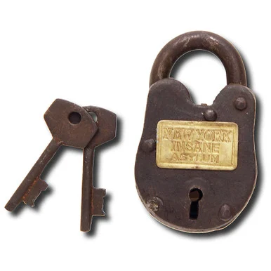 NY Insane Asylum Padlock