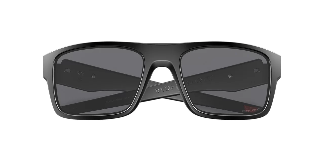 Oakley Drop Point Matte Black Frames with Grey Lenses