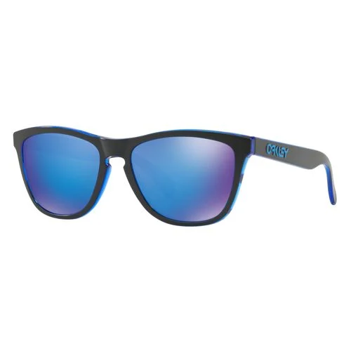 Oakley Frogskins (Eclipse Blue w/ Sapphire Iridium) Sport Sunglasses