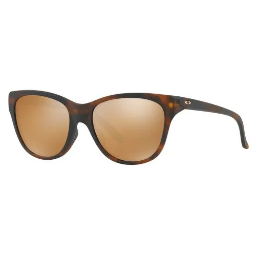 Oakley Hold Out Sunglasses for Ladies – Matte Tortoise/Tungsten Mirror