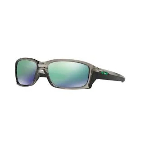 Oakley – OO9331 Straightlink (Grey Ink/Jade Iridium) Fashion Sunglasses