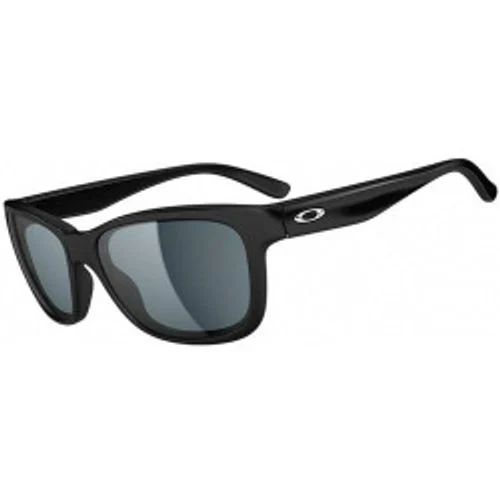 Oakley Sunglasses Women’s Forehand Polished Black Frame W/ Grey Lenses