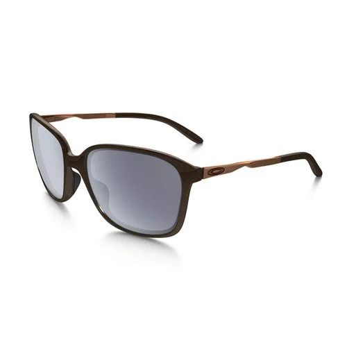 Oakley Women’s Game Changer OO9291-05 Iridium Round Sunglasses, Brown Sugar