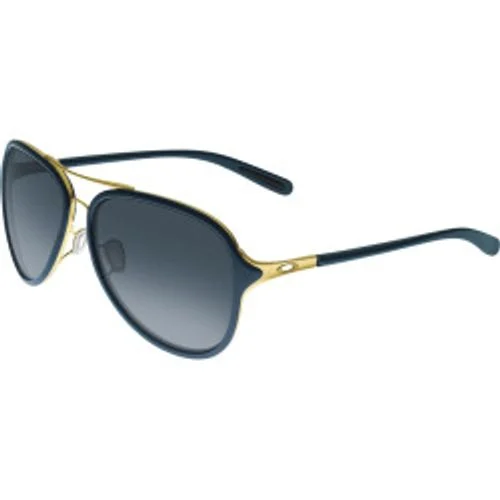 Oakley Women’s Gradient Kickback Oo4102-03 Blue Aviator Sunglasses