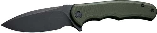 OD GREEN G10/BLACK STNWSH D2CIVIVI KNIFE MINI PRAXIS 2.98"