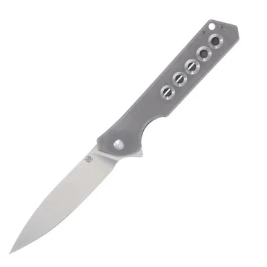 Olamic Rainmaker 253-D Folding Knife Satin/Kinetic Mist with Circle Cutouts RFL253D