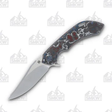 Olamic Wayfarer 247 Folding Knife T-058B Nebula FatCarbon/Texwash Ocean T058B