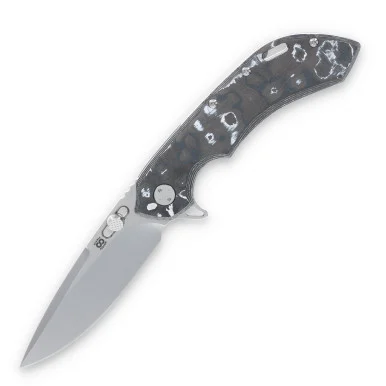 Olamic Wayfarer 247 Folding Knife T-064P White Storm FatCarbon T064P