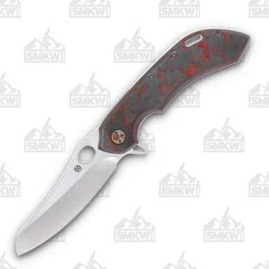 Olamic Wayfarer 247 Folding Knife T-070M Lava Flow FatCarbon/Neontropic T070M