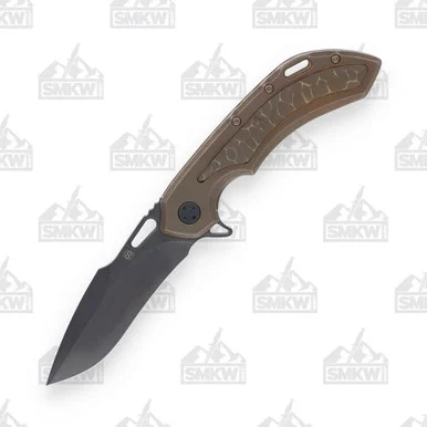 Olamic Wayfarer 247 Folding Knife T690-H Kinetic Earth/Bronze Seabed T690H