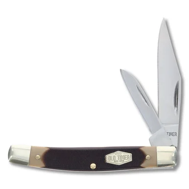 Old Timer Middleman Jack Folding Knife Brown Sawcut SCT33