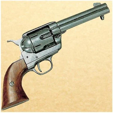 Old West 1873 Quick Draw Army Revolver – Pewter