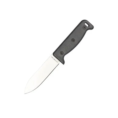 Ontario Blackbird S35VN Fixed Blade Knife (Satin, Black Canvas Micarta) OKC7503