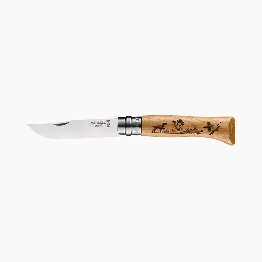 Opinel #08 Folding Knife – ‘Animalia – Dog’