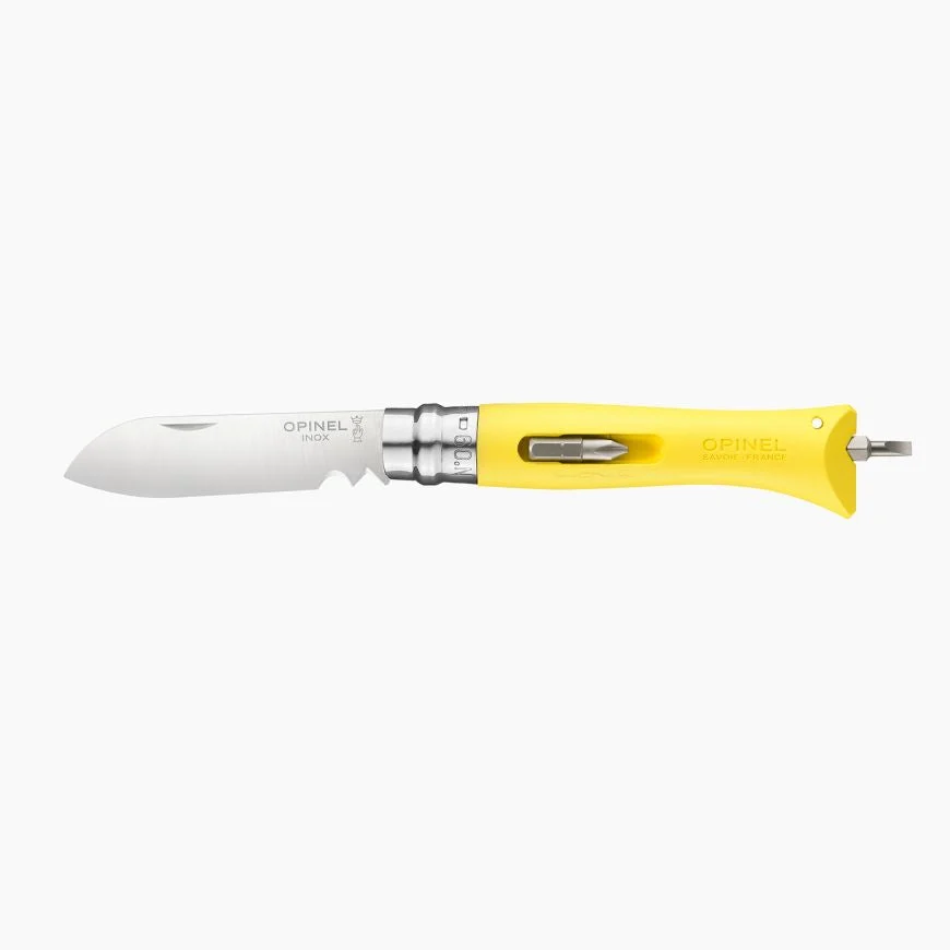 Opinel #09 D-I-Y Pocket Knife – Yellow