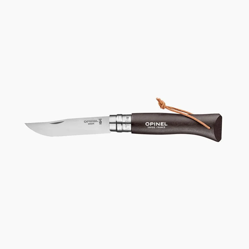 Opinel Colorama Trekking No. 8 Stainless Steel w/Leather Lace