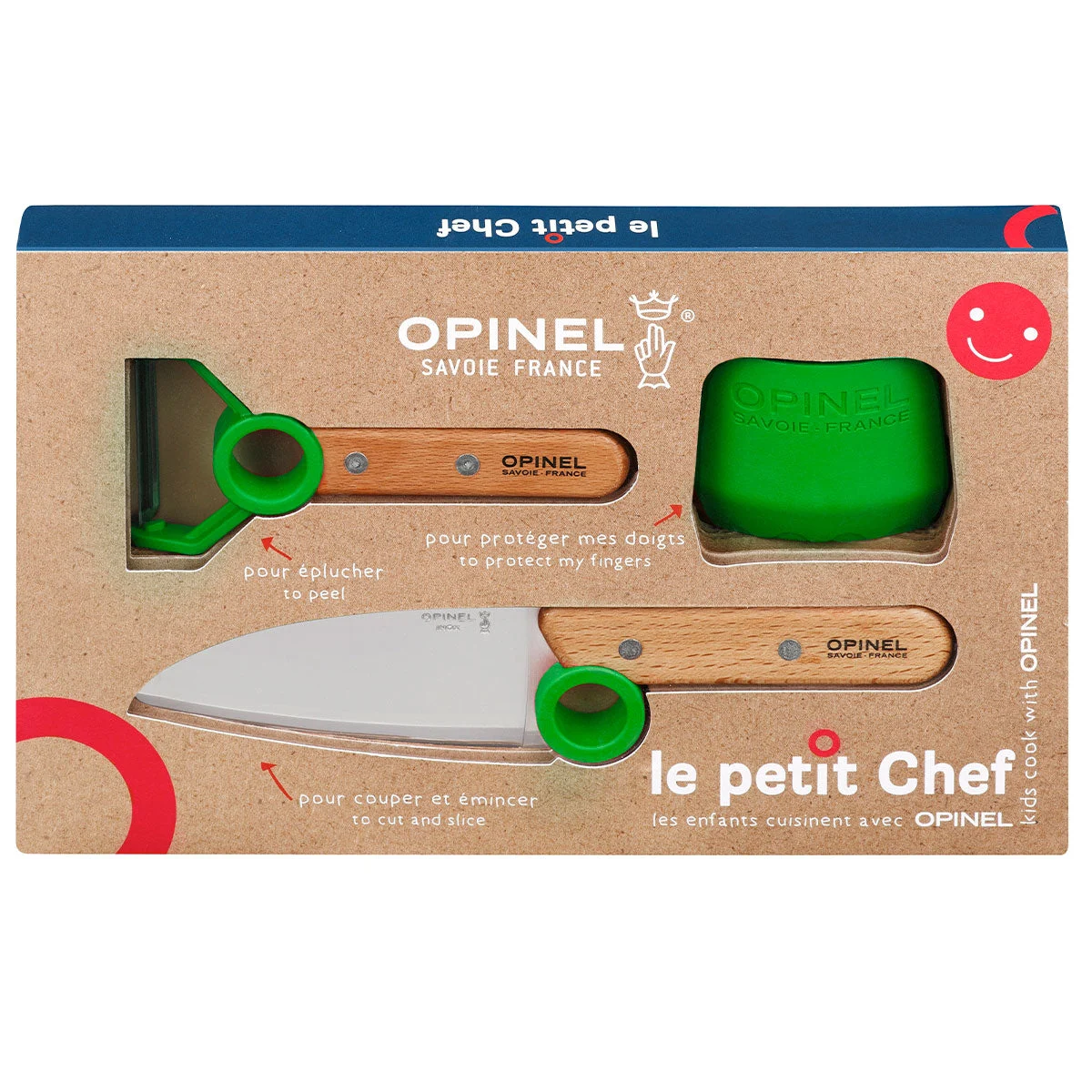 Opinel ‘Le Petit Chef’ Kitchen Set – Green