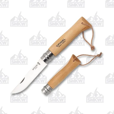Opinel No. 08 Folding Knife Beechwood Adventurer OP001321