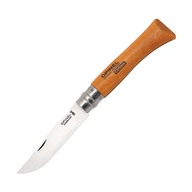 Opinel No. 10 Folding knife Carbon Steel Blade Beechwood Handle OP000403CP