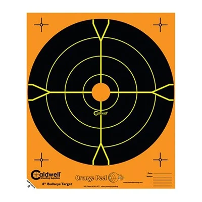 Orange Peel Bullseye Shooting Targets