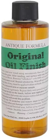 Our favoriteOriginal Oil Finish,4 ounce bottle