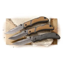 Outdoor Edge Chasm-Brown-Plain Edge