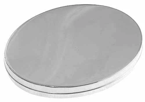Oval Tinder Boxfor strike-a-light,3" wide by 4-1/2" long, tin coated