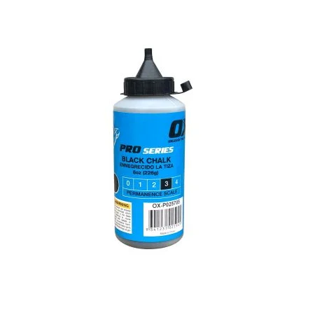 OX Pro Chalk Reel Powder 8oz Black