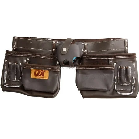 Ox Leather Tool Pouch with Belt