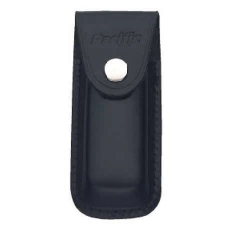 Pacific Cutlery Leather Knife Pouch – Black – Medium