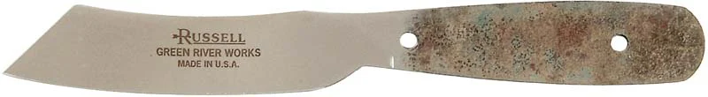 Pacific Paring Forged Carbon Steel Knife Blade,3-1/2" blade,by Russell ~ Green River, U.S.A.