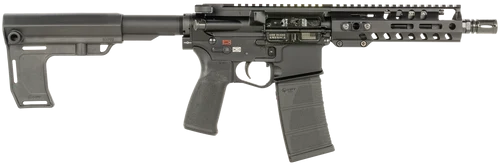 Patriot Ordnance Factory Renegade + 300 Blackout 30rd,8" Black Nitride Threaded Barrel, M-Lok Handguard, Black Anodized Aluminum Receiver Picatinny Rail