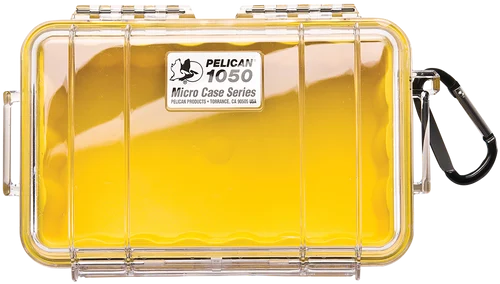 Pelican Micro Case YelloClear Polycarbonate 7.99" Long