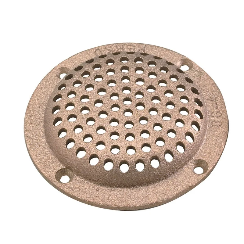 Perko 4 Round Bronze Strainer MADE IN THE USA [0086DP4PLB]