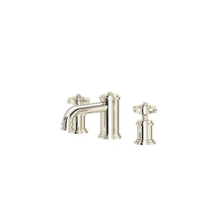 Perrin & Rowe Armstrong Two Handle Widespread Bathroom Sink Faucet in Polished Nickel | Ferguson