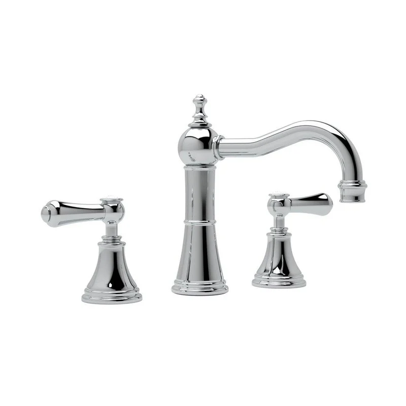 Perrin & Rowe Two Handle Widespread Bathroom Sink Faucet in Polished Chrome | Ferguson